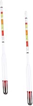 Mobestech Brewing Hydrometer 2pcs Three Range Hydrometer Precision Hydrometer Box Mead Hydrometer Liquid Hydrometer Alcohol