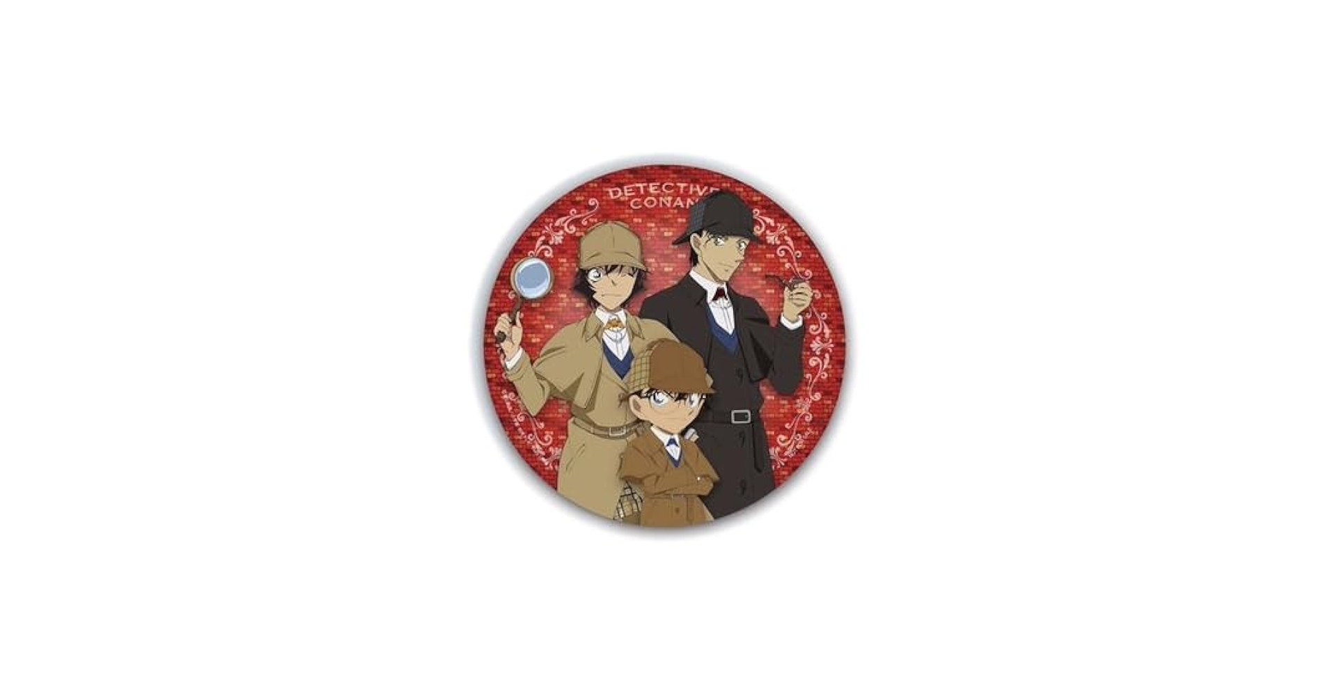 Amazon.co.jp: 名探偵コナンプラザ 会場限定 特大缶バッジ 赤ver