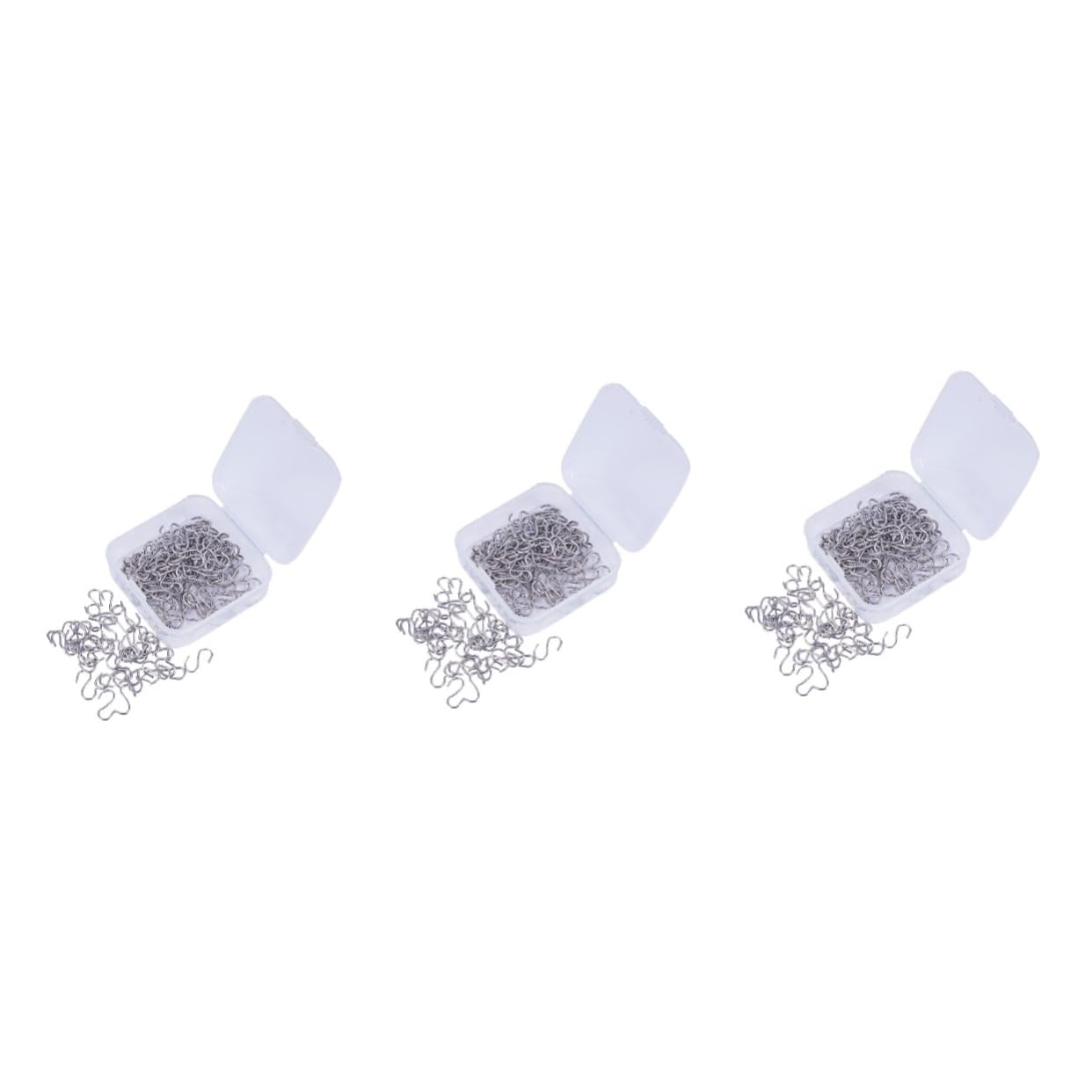 EXCEART 450 Piezas Hebilla De Enlace De Pulsera Mini Ganchos En s Gancho De Alambre En Forma De s Hallazgos De Joyería Etiqueta Acero Inoxidable 304 Salir Adelante Por Sí Mismo Chica