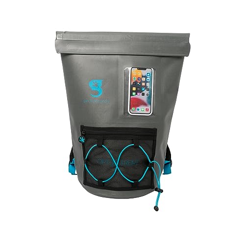 geckobrands Optixtreme Hydroner 20L Waterproof Dry Bag Backpack - Lightweight Travel Bag | Dry Sack for Outdoor Activities |Roll Top Backpack with Clear Phone Pouch