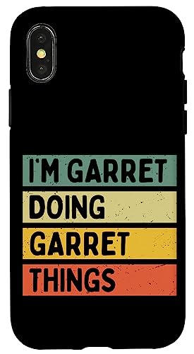 I'm Garret Doing Garret Things �ʔ��� ���� �X�}�z�P�[�X iPhone X/XS �p