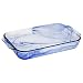 Pyrex, Dish Glass Oblong Blue