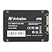 Verbatim Vi550 S3 SSD 2 TB, internes 2,5" SATA III SSD-Laufwerk mit 3D-NAND-Technologie, bis zu 550 MB/s Lesegeschwindigkeit, ideal für PC und Notebook, schwarz