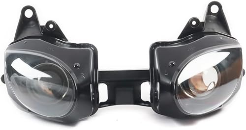 Conjunto de faros delanteros de motocicleta para Kawasaki ZX6R 2007 2008 zx6r 07 08 montaje de faros delanteros negro