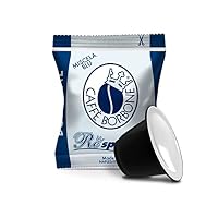 Caff&egrave; Borbone Respresso, Miscela Blu - 100 Capsule - Compatibili con le Macchine ad uso domestico Nespresso *