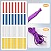 Systolic Shoelace Tips, 80PCS Multi-Color Heat Shrink Shoelace, Invisible Heat Shrink ShoelaceIing Caps for Home, Lace Shortening Repair Tip for Repairing, Shoe Lace Shortening Repair (4 Sizes)