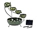 Smart Solar Bamboo Cascading Fountain