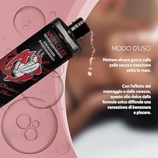 Olio Massaggio Rilassante Intimo Con Acido Ialuronico Per Rapporti Sessuali E Massaggi Corpo 150ml - Aroma Fruttato