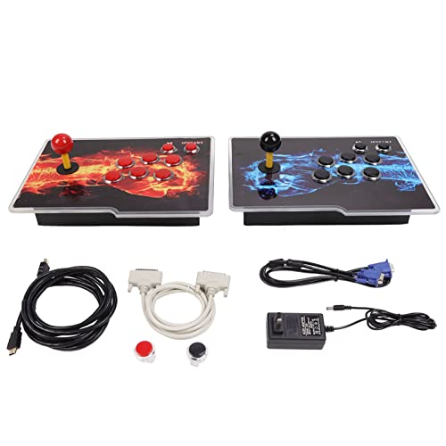 Gaeirt Máquina de jogo em casa, suporte multijogadores, console de jogos Arcade Dual USB 1280 x 720p