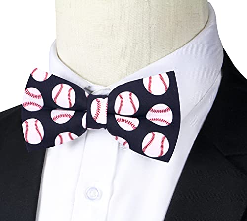 Image of OCIA Cute Pattern Pre-tied Bow Tie Adjustable Bowties for Adult & Children
