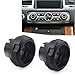 FSFY Automative 2 Pcs Center Console Stereo Volume Control Knob for Range Rover Sport 2006-2013, For Land Rover Discovery 4 LR4 2009-2016