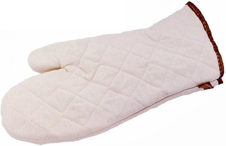 Oven Mitts, high Temperature Resistant Mitts, Thickened Oven Microwave Mitts for Cooking, Baking and Grilling (Size: 22 * 16cm, 1 Pair)