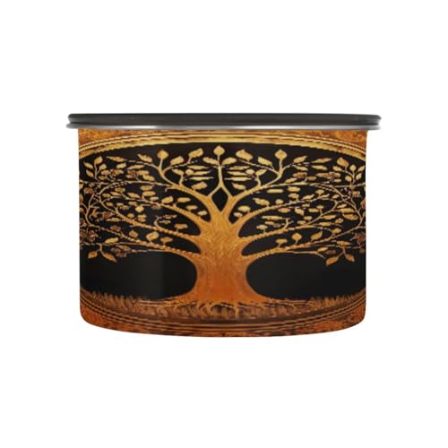 Envase de acero inoxidable para café 17 oz con tapa hermética