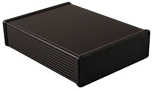 Boîtier rack aluminium noir 52x160x220 mm pour protéger vos circuits contre la chaleur