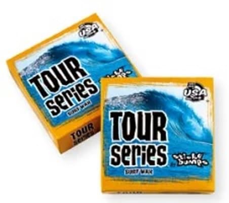 Sticky Bumps Tour Series Surfbrett-Wachs, warm, tropische Temperatur, 12 Riegel, 12 Stück