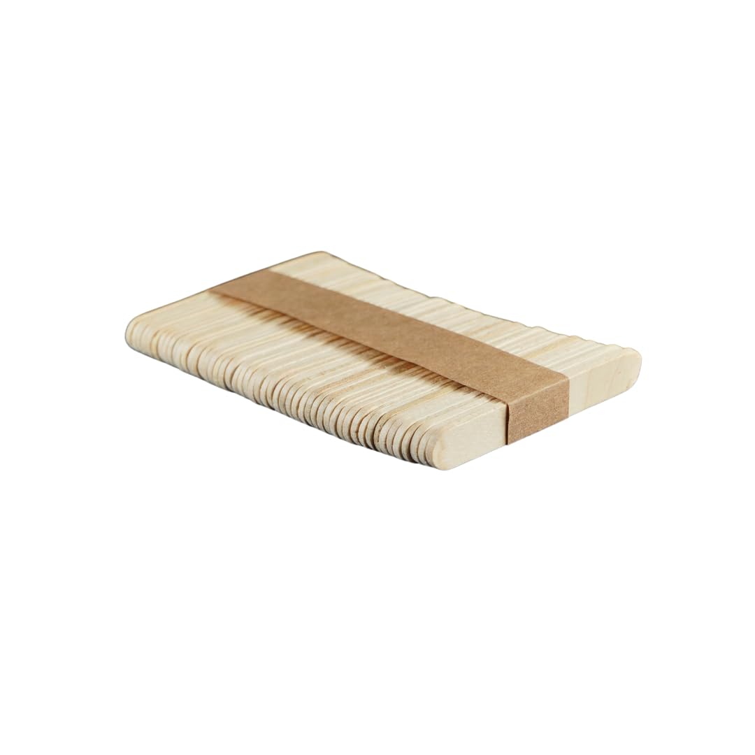 WOOD MAKERS Wooden Ice Cream Stick/Popsicle Stick 4 Inches (Straight Edge) Pack of 50Pcs | Made with - Birch Wood-image-18