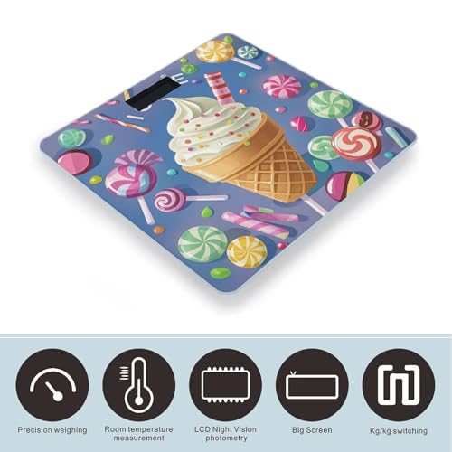Báscula digital de baño Ice Cream and Candy miniatura 3