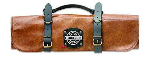 Foto von F. DICK Messerset 1905 (Rolltasche, Büffelleder, Officemesser, Zerlegemesser, Santoku, Kochmesser 