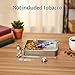 MENGQINLINYU Tobacco Pipe Set – Detachable Portable Smoking Pipe – Pocket-Size Pipe for Smoking Tobacco in Storage Tin Box (Blue)