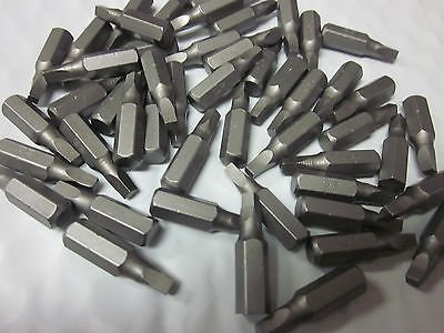 500#2 SQUARE ROBERTSON 1" S2 TIPS SCREW DRIVER INSERT BIT DRILL SCREWDRIVER HEX
