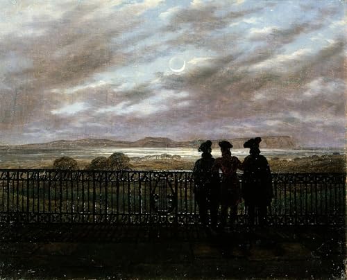 Tableaux peinture sur toile Friedrich poètes Zhukovskysi Turgenev décoration murale 60x90cm