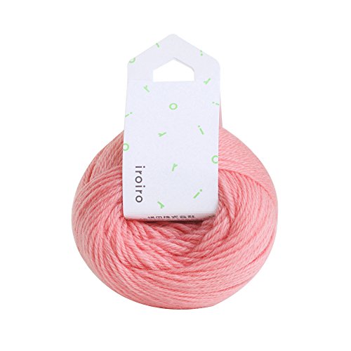 横田 DARUMA iroiro 毛糸 col.42 ピンク 20g 約70m 3玉セット 01-1410-0042