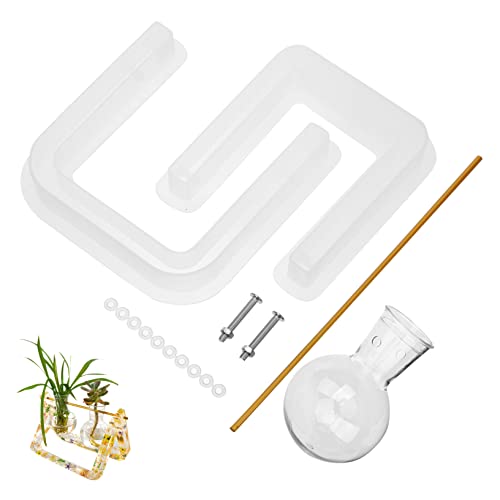 Moule silicone support de vase SHINEOFI pour bouturage et DIY