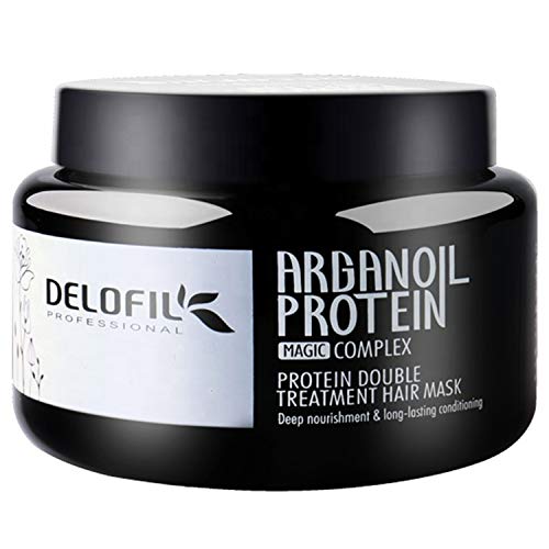 Image of Argan Oil Protein Treatment Herbal Extract Hair Mask Conditioning and Deep Repairs for Dry Damaged Hair 16.90oz 500mL
