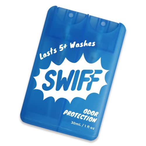 SWIFF odor-protection spray & fabric freshener | Use on: clothes, pet beds, gym bags, shoes, car seats, and more | Natural deodorant for fabrics | Fragrance-free deodorizer | 30 mL