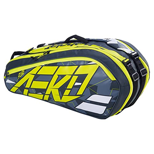 Babolat RHX6 Pure Aero Grey Yellow White Tennis Racquet Bag - Image 3