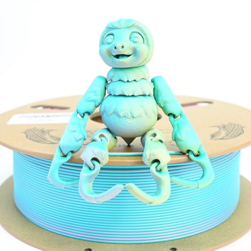 Image of Gratkit Matte Tri-Color PLA Filament,Coextrusion PLA Filament 1.75mm, + /-0.03mm, 1KG /Roll, High Speed Matte PLA,Moonstone