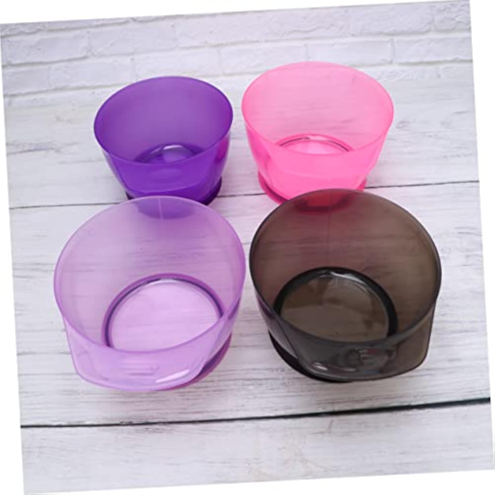 3pcs DIY Hair Dye Kit with Thickened Bowls for Home Salon Use