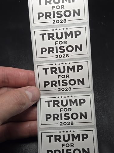 50PCS Trump for Prison 2028" Sticker Bulk lot