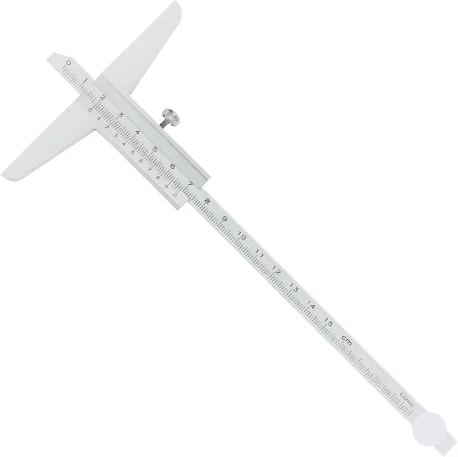 Depth Gauge Vernier Caliper Metal Calipers Woodworking Tools Caliber Measuring Tool Steel Gauges Depth Measurement(Depth Caliper 0-150)