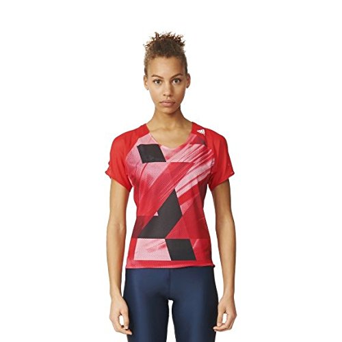 adidas AZ S/S W - T-Shirt for Women, S, Red
