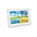Produktbild Wetterstation Funk mit Außensensor Indoor Outdoor Thermometer Innen Außentemperatur und Luftfeuchtigkeit Wetterstation Funk mit Auß Sensor Wetterstation Funk mit Außensensor