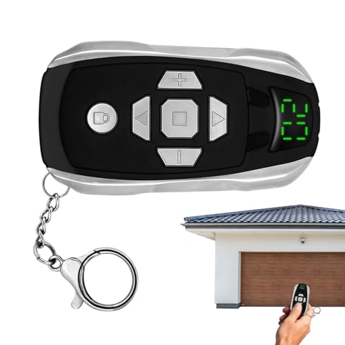 Cloning - Mando a distancia para puerta de garaje, llavero duplicador multifrecuencia para control flexible de apertura de garaje y diseño compacto, perfecto para padres, novios, tíos, vecinos