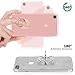 AIFUDA 6pcs Transparente Tenedor del Anillo del teléfono Celular, Rotación de 360...