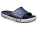 Produktbild crocs Unisex Bayaband Slide, Marineblau/Pfeffer, 4 UK Men/ 5 UK Women (M5W7)