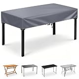 Gartentisch Abdeckung Wasserdicht 120 x 80 x 15cm