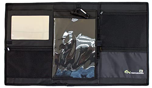 C&N Footlockers LidMate Organizer - 7 Pockets - Plastic Mirror - Metal Carabiner Flashlight - 30" L x 17.5" W