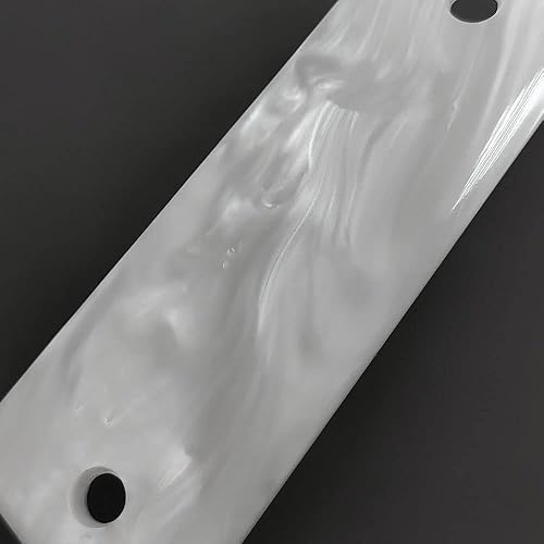 Miniatura 7 de Cool Hand 1911 Grips, Full Size Government Commander, High Polished Synthetic Black/White Pearl, Screws Included, Ambi Safety Cut Blanco perla