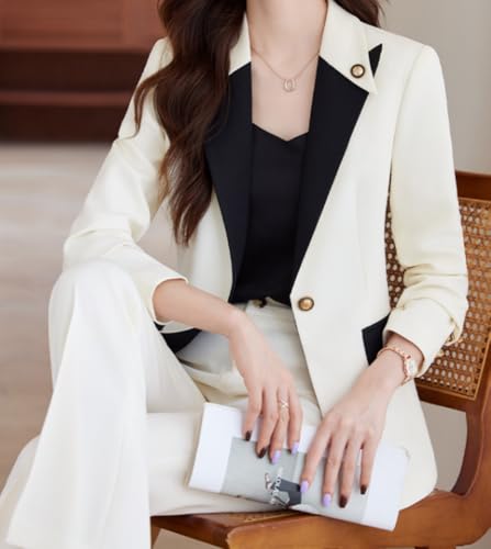 Plus Size Business Womens Suitng Tuxedo Set Pant Suits for Women Dressy for Wedding Guest3