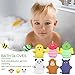 Sibba 6 Pcs Baby Bath Mitt Washcloths Gloves, Gentle Cute Exfoliating Wash Mitt Animal Pattern, Baby Mittens Bath Towel Glove Soft Scrub Toddler Wash Cloths Body Scrubber Bathing Loofah Infant Gloves
