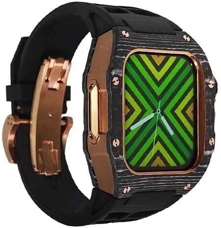 Protéger Apple Watch avec style : Kit Mod carbone et bracelet silicone iWatch