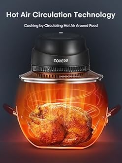 Air Fryer Lid for Instant Pot 6Qt/8Qt, 7 in 1 with LED Touchscreen, Turn Your Pressure Cooker Into in Seconds, Air Fryer Accessories and Recipe Cookbook Included