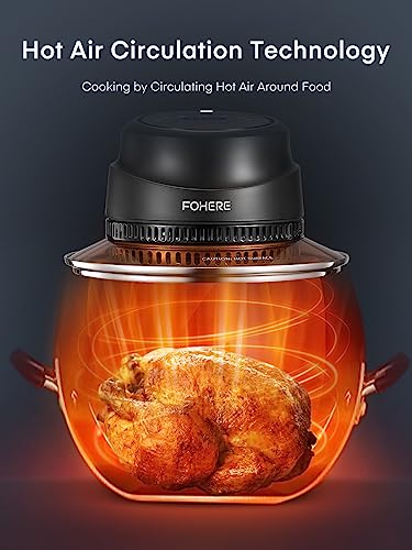 Air Fryer Lid for Instant Pot 6Qt/8Qt, 7 in 1 with LED Touchscreen, Turn Your Pressure Cooker Into in Seconds, Air Fryer Accessories and Recipe Cookbook Included