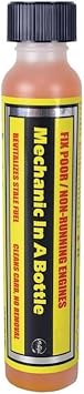 4 Fl. Oz. Mechanic in A Bottle Gas Treatment, Mfr 2-004-12-A