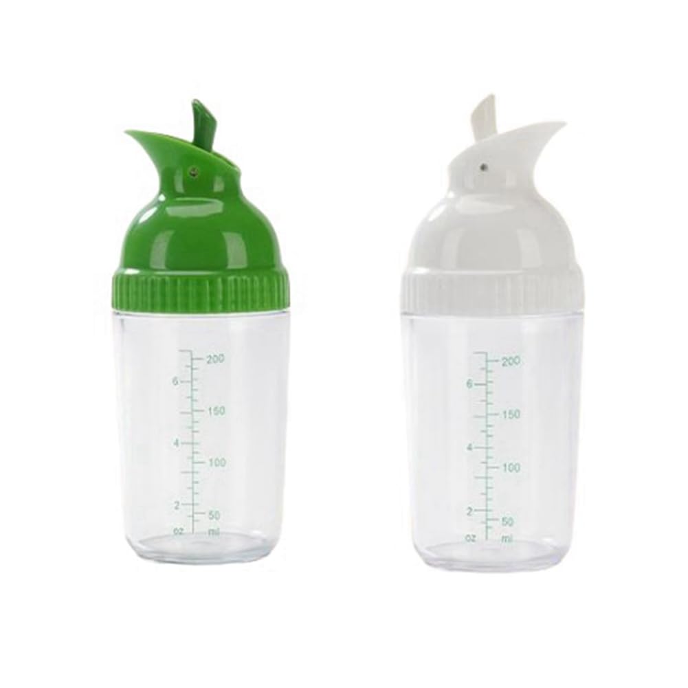 CTRLZS Salad Dressing Container, Salad Dressing Bottles Salad Dressing Shaker Prevent Leakage Salad Dressing Jar with Lid A