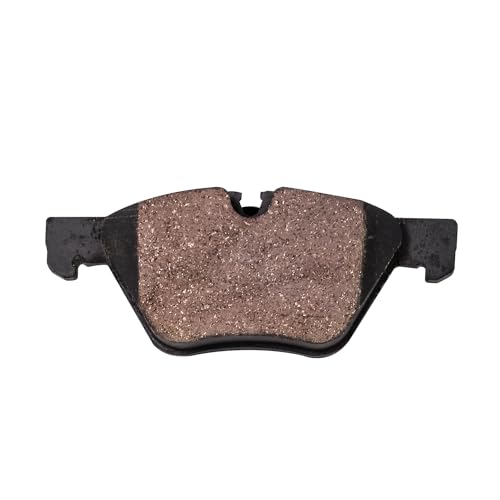 Image of Detroit Axle - Front Brake Pads for 11-16 BMW 528i, 12-16 528i xDrive, Ceramic Brake Pads w /Hardware 2011 2012 2013 2014 2015 2016 Replacement